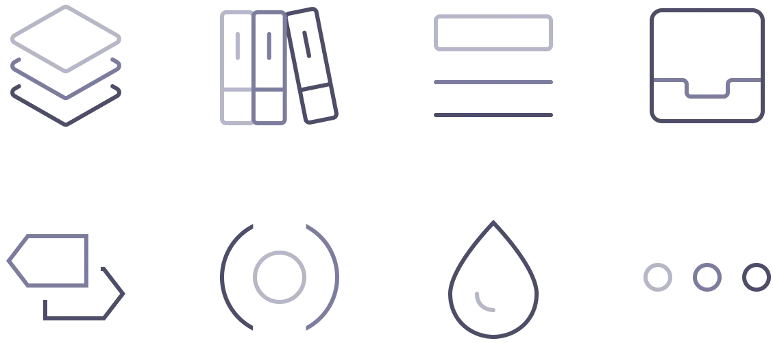 Spaceduck icon set